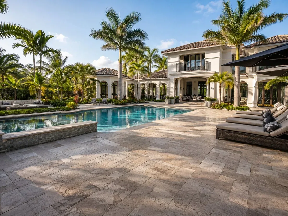 Patios & Pool Decks paver project by Leo and Son Brick Pavers