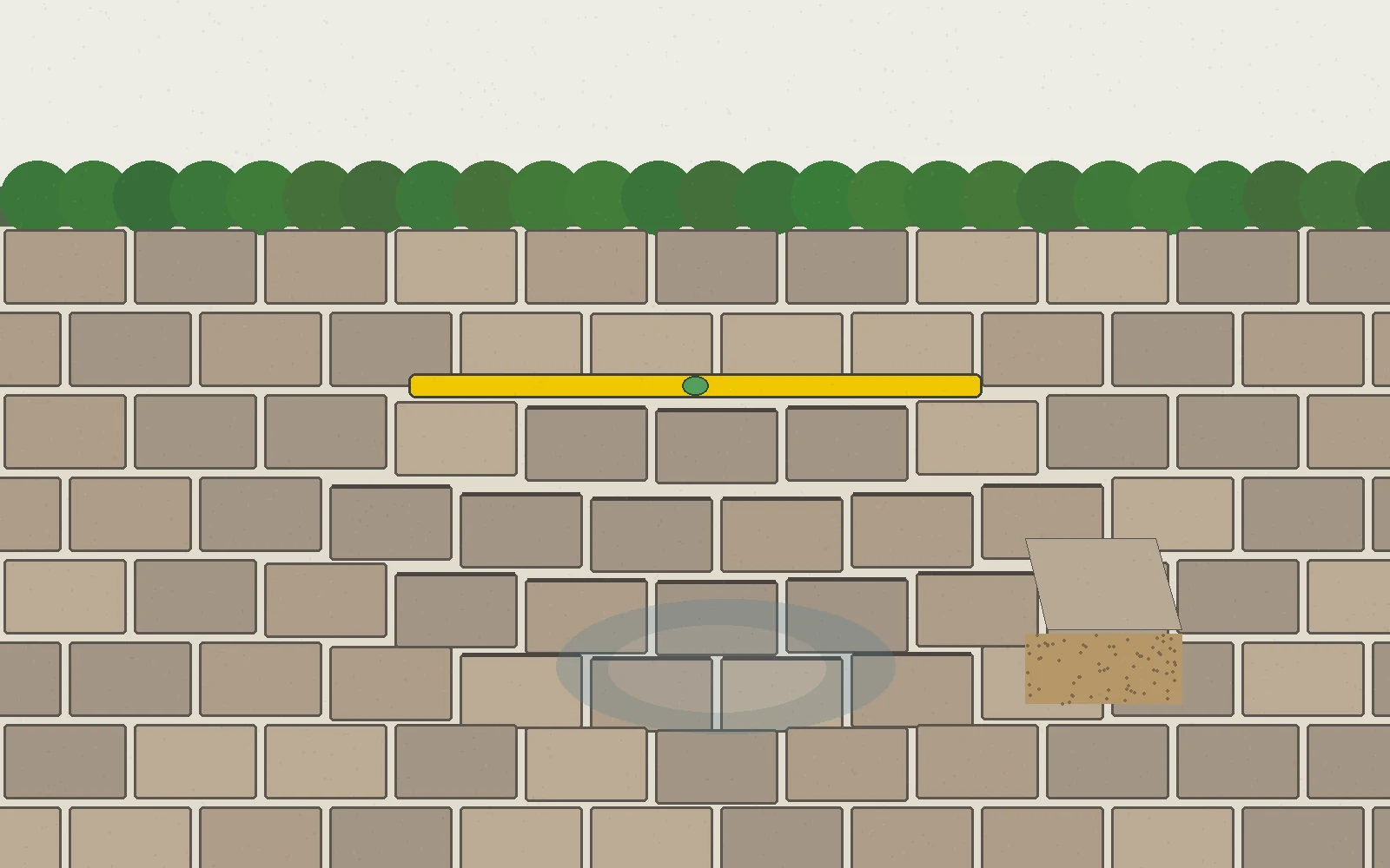 Sunken paver repair